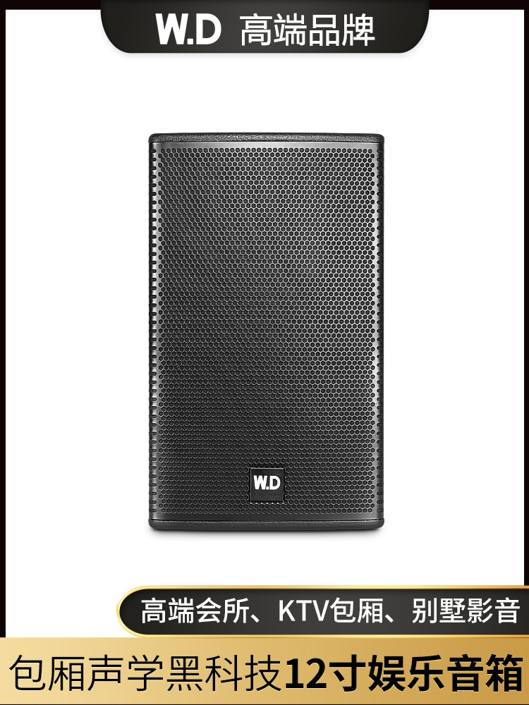 Wdtaichee Wolong Tai Chi 12inch Entertainment Speakers Ktv Box Engineering Audio Club House Audio and Video