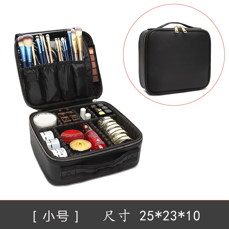 Factory Wholesale Large Capacity Professional Cosmetic Bag Tattoo Embroidery Manicure And Makeup Portable Partition Tool Box Cosmetic Bag