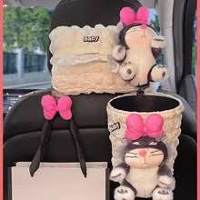 网红路西法车载纸巾盒，挂式创意抽纸盒，女生车饰高级感满满2277