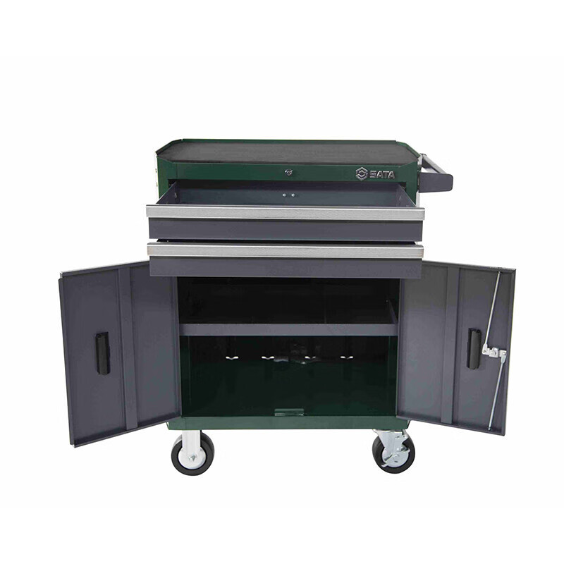 SATA 95123 vehículo de herramientas de cajón de reparación de automóviles vehículo de herramientas de dos cajones