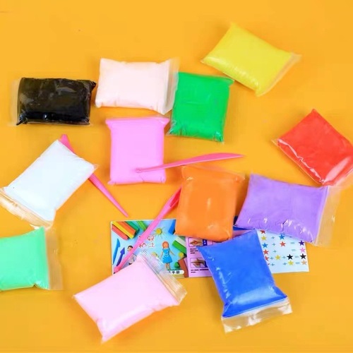 Wholesale ultra-light clay 24 colors bagged and boxed colored clay space clay plasticine children's handmade DIY clay