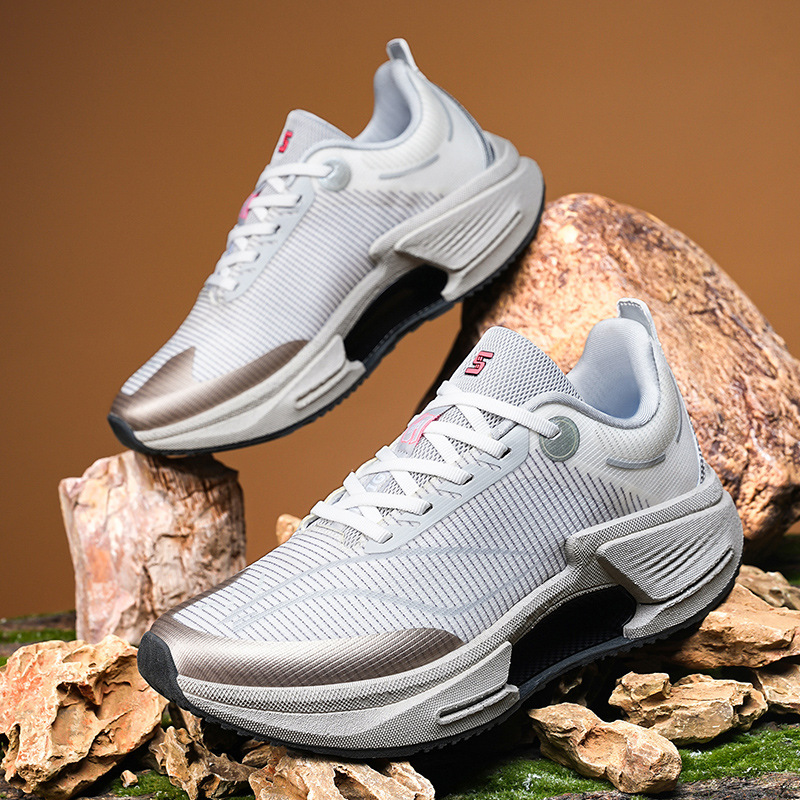 2025 nuevas zapatillas para correr para estudiantes de secundaria para hombres, amortiguadores y transpirables, ultraligeros y de alto rebote, zapatos profesionales de carreras de larga distancia, zapatos para hombres