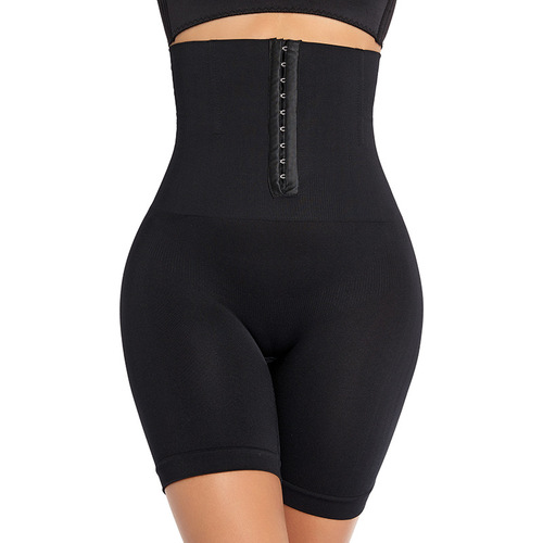 High-waisted tummy-control pants for women after childbirth, waist-cinching corset butt-lifting leggings, button-down adjustable, seamless boxer-angle large-size body-shaping pants