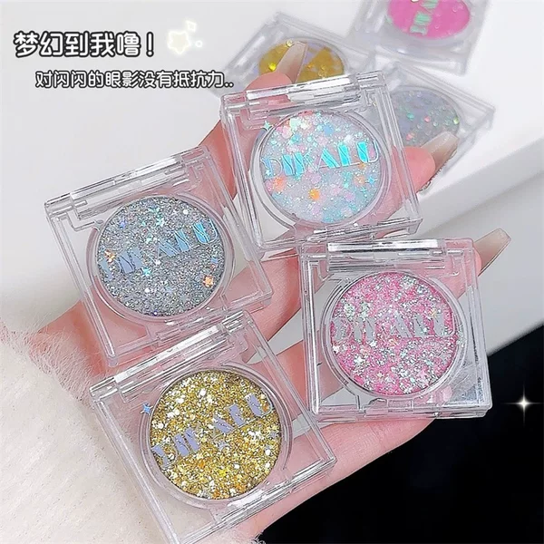 DIKALU Student Children's Day Stage Eye Makeup Gel Sequins Makeup Eye Shadow Glittering Star Jewelry