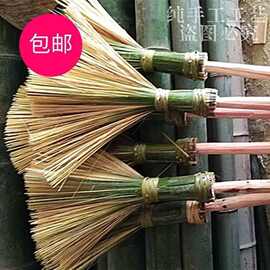 把用竹子刷子学校餐饮把木加长洗锅刷编竹刷食堂用大锅手工工厂大