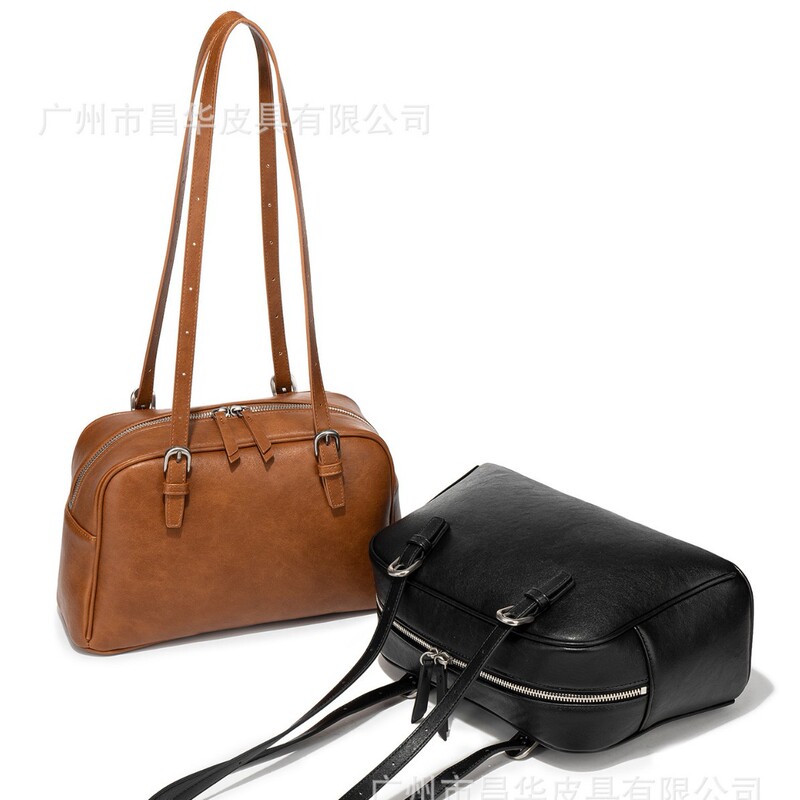Qiu's Same Style Yoyo Bowling Handbag for Women with Large Capacity Qiu's Same Style Yoyo Bowling Handbag for Women with Large Capacity