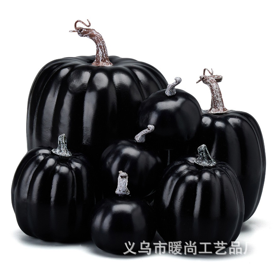 Calabaza de simulación de oro otoño calabaza traje de Halloween calabaza decoración de Acción de Gracias accesorios de calabaza