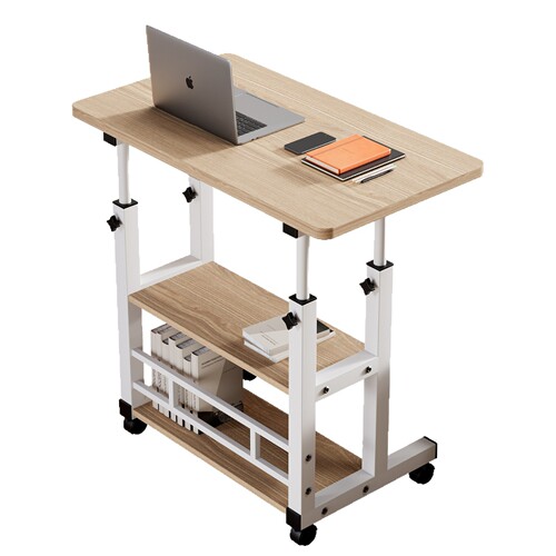 Simple, movable, adjustable bed-side learning, eating, computer, lazy man's desk, bedroom, with logo