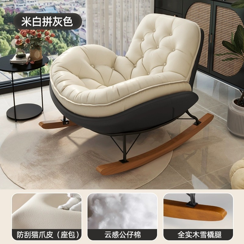 Silla de pingüino de lujo ligera, sofá único, silla de asiento, balcón para adultos, sofá casero, sofá de cama