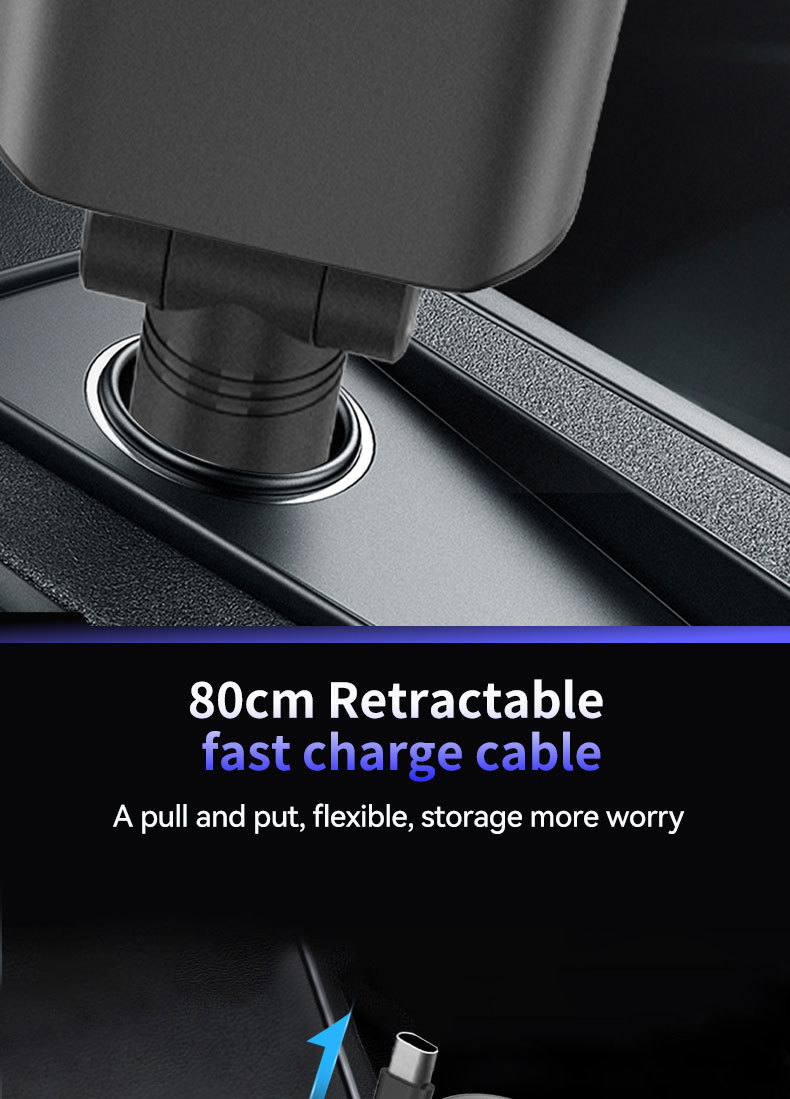 New starry sky ceiling aromatherapy spray ambient light four-in-one data cable super fast charging car charger