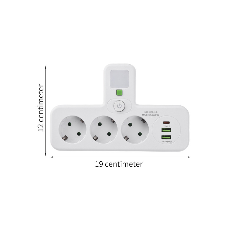 Red de comercio electrónico transfronterizo en línea de dos yuanes de estilo europeo estándar europeo de dos pines de conversión de socket de conversión de Oriente Medio