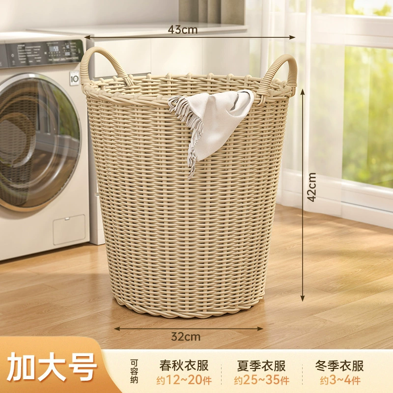 Laundry basket, storage basket, storage system, doll