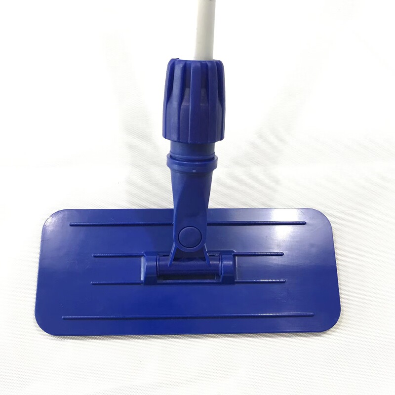 Flat Mop Dust Push Mop Rack Accessories Blue Mop Head Wipe Wall Board Wash Plastic Bottom Plate Bath Cleaning Mop