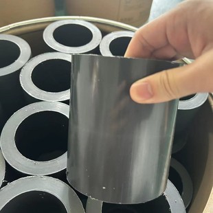 Teflon Tube Carbon Fiber Teflon Tube High Temperature Resistant Acid and Alkali Resistant Graphite Black PTFE Tube