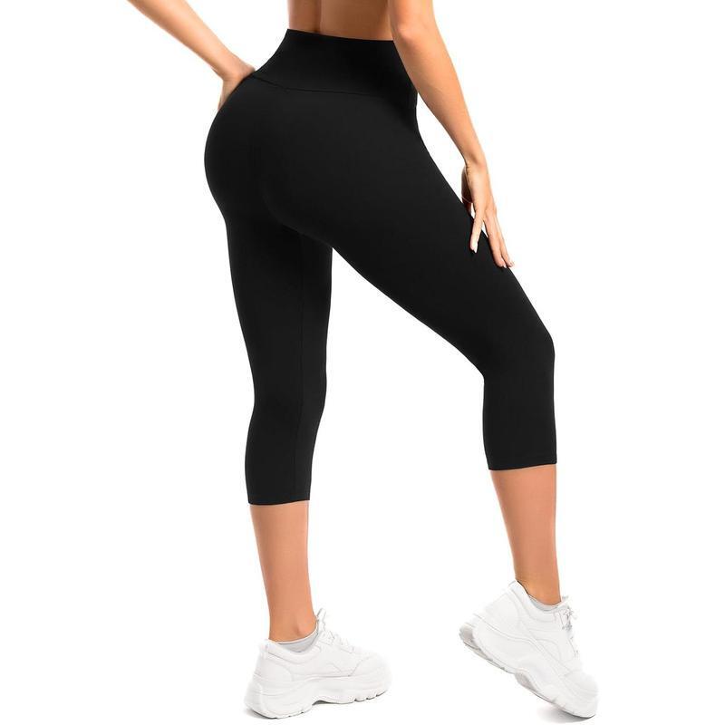 2025 New Cross-Border Dropshipping Capri Women's High-Waisted Leggings Buttery Soft Women's Clothing