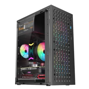 九尾狐 H6 computer machine box table MATX motherboard business office DIY shell ITX thick board