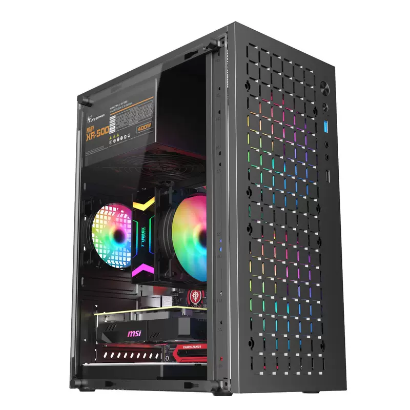 九尾狐 H6 computer machine box table MATX motherboard business office DIY shell ITX thick board