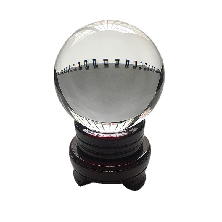 Boutique K9 crystal ball office crafts ornaments Feng Shui ball gift photography props transparent crystal ball