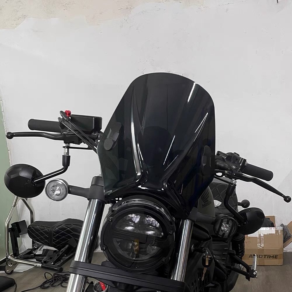 Suitable for Cfmoto 250Cl/450Cl-C/650Mt/125 Baboon Modified Retro Windscreen, Heightened Windshield