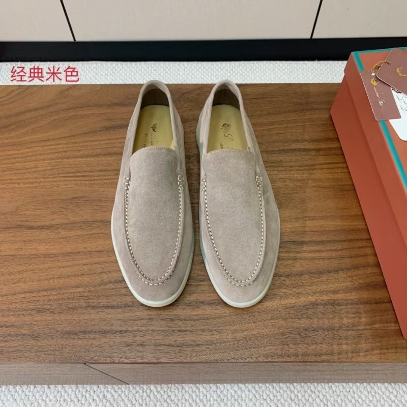 2025新款一脚蹬休闲乐福鞋女英伦套脚豆豆鞋懒人舒适百搭软底男鞋|undefined