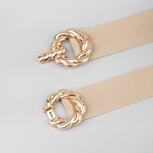 Autumn and winter new coat belt accessories elastic fashion elastic girdle versatile dress belt women's wide girdle