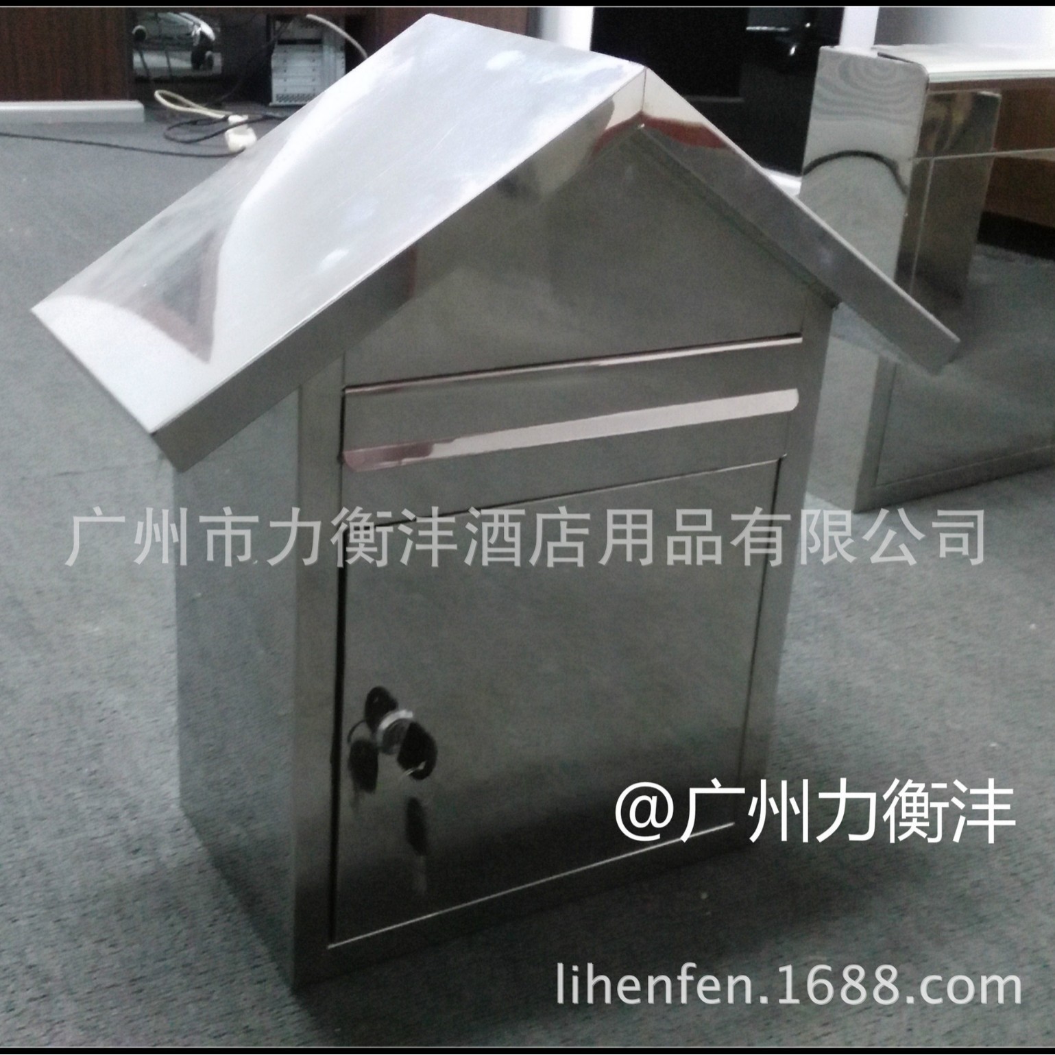 不锈钢信报箱别墅邮筒住宅/单位/学校mail box/letter box不锈钢