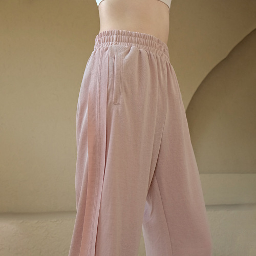 Women's Loose Straight Leg Wide Leg High-Waist Ankle-High Casual Pants Elegant Fashion Yoga Leggings Fitness Trousers for Autumn/Winter