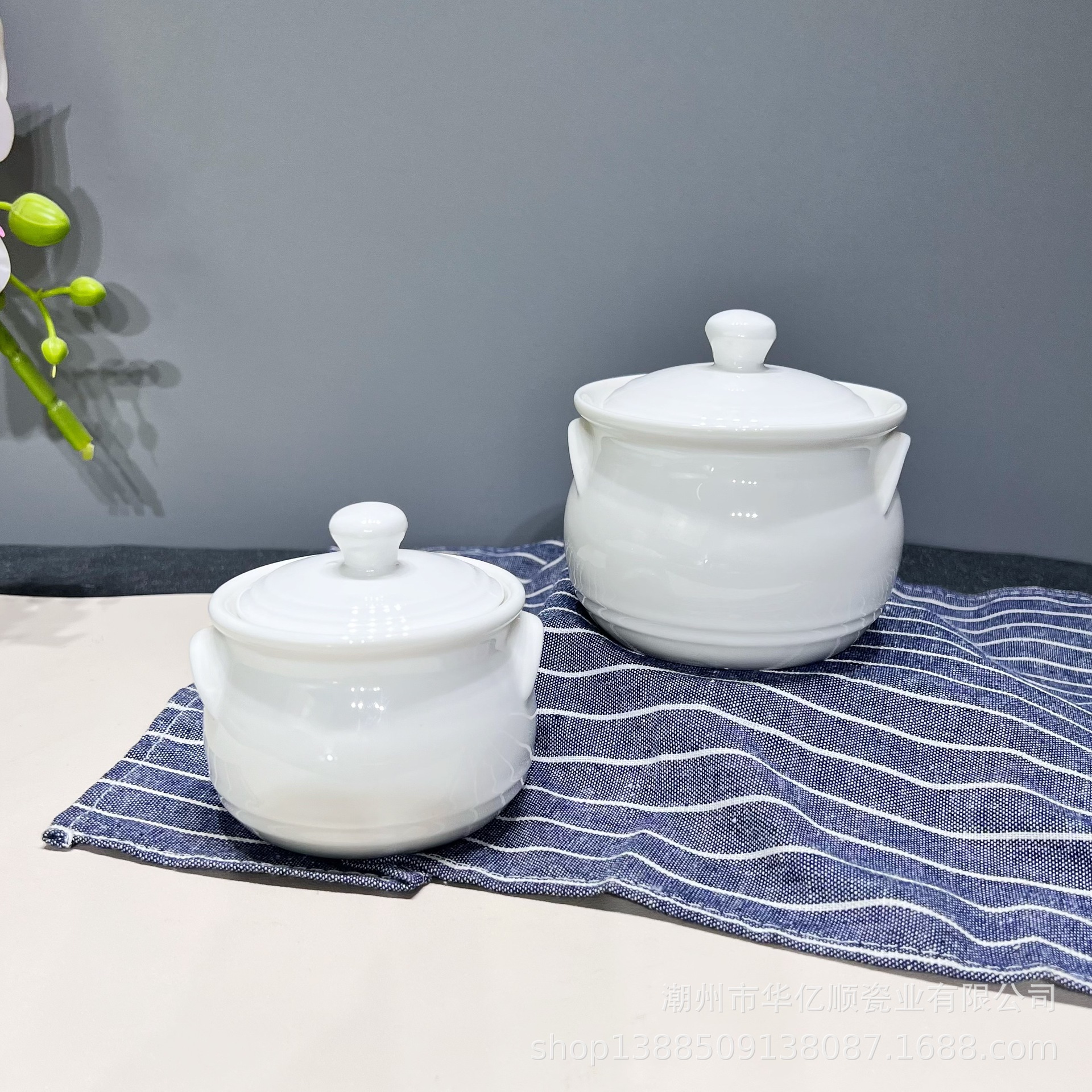 Hotel Dining Room Water-Proof Stewing Pots, Steamed Egg Bowls, Bird's Nest Pots, Dessert Pots, Ginseng Pots, Soup Pots, Soup Bowls, Clubhouse Cuisine
