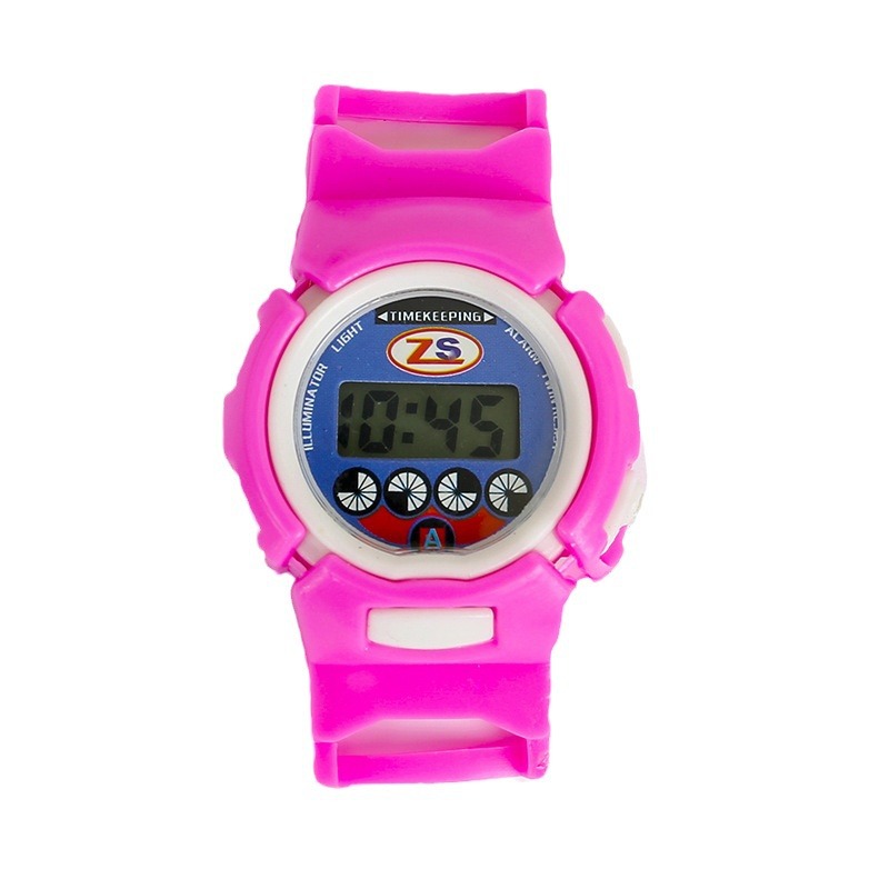 Estudiante de moda color tesoro reloj electrónico para niños multicolor dos yuanes tienda puesto promoción pequeña fuente de regalo