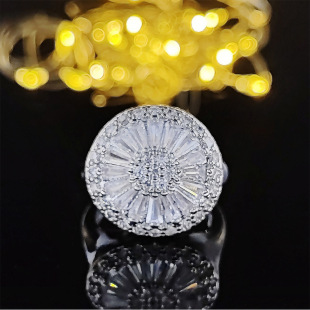 Daisy fashion love heart ring female small design niche texture r1707_voghion.com