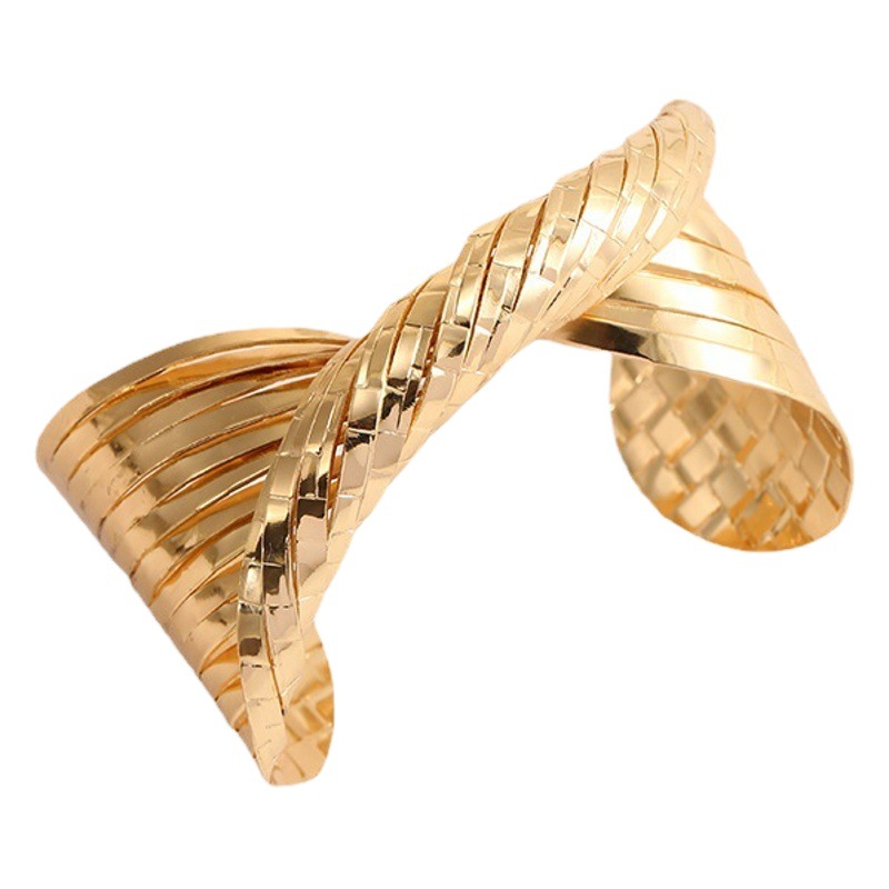 2023 verano nueva pulsera de aleación personalizada europea y americana hip hop pulsera mujer moda exagerada pulsera de metal de moda