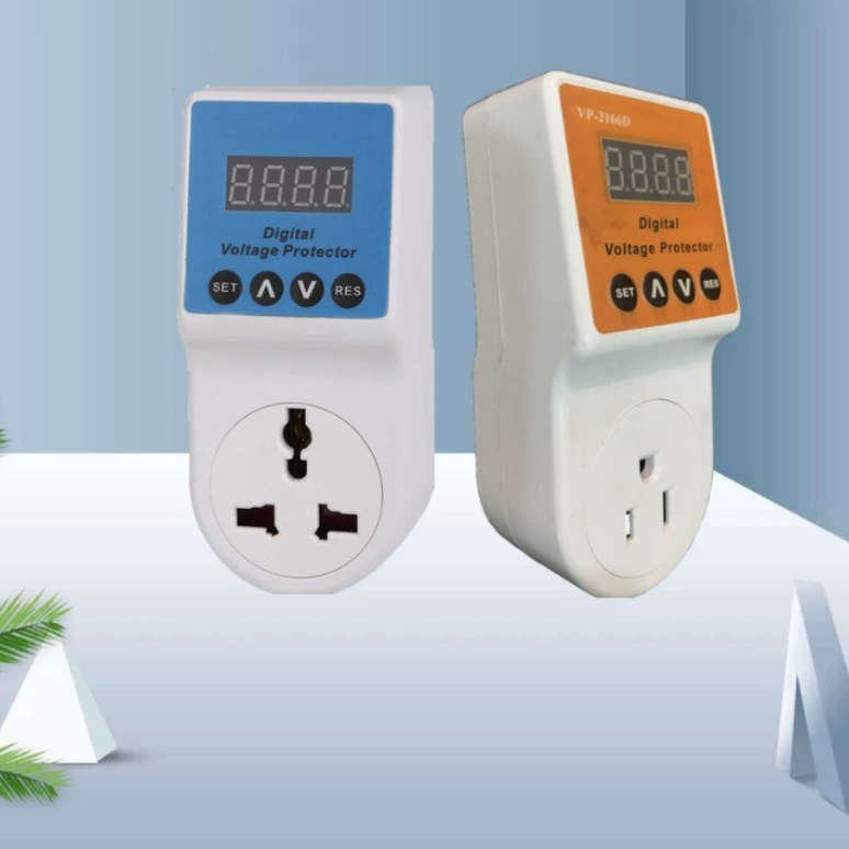 Многофункциональная розетка с регулируемой защитой от перенапряжения для телевизора, холодильника, морозильника, американский и европейский стандарты защиты