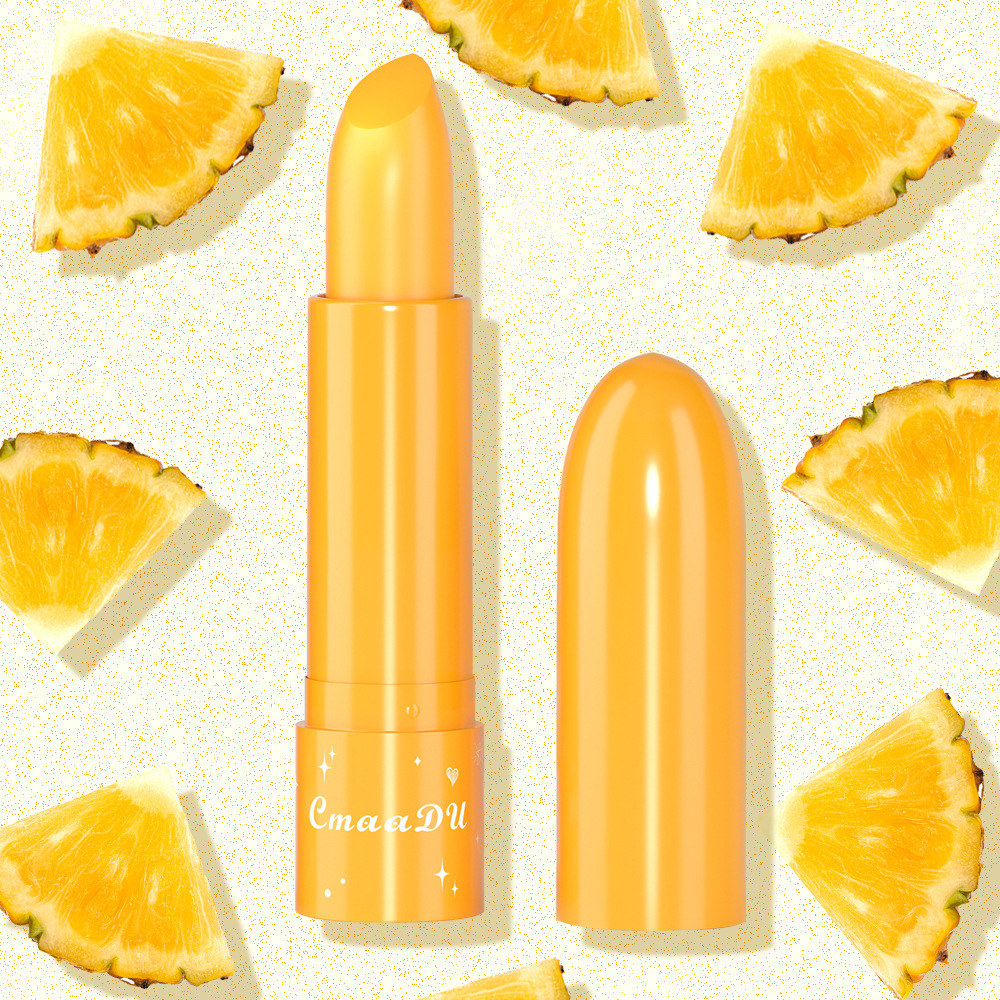 Check it out! Link Disclaimer - Exclusive for Foreign trade :CmaaDu 6-color Fruit-flavored Color-changing Moisturizing Lipstick undefined