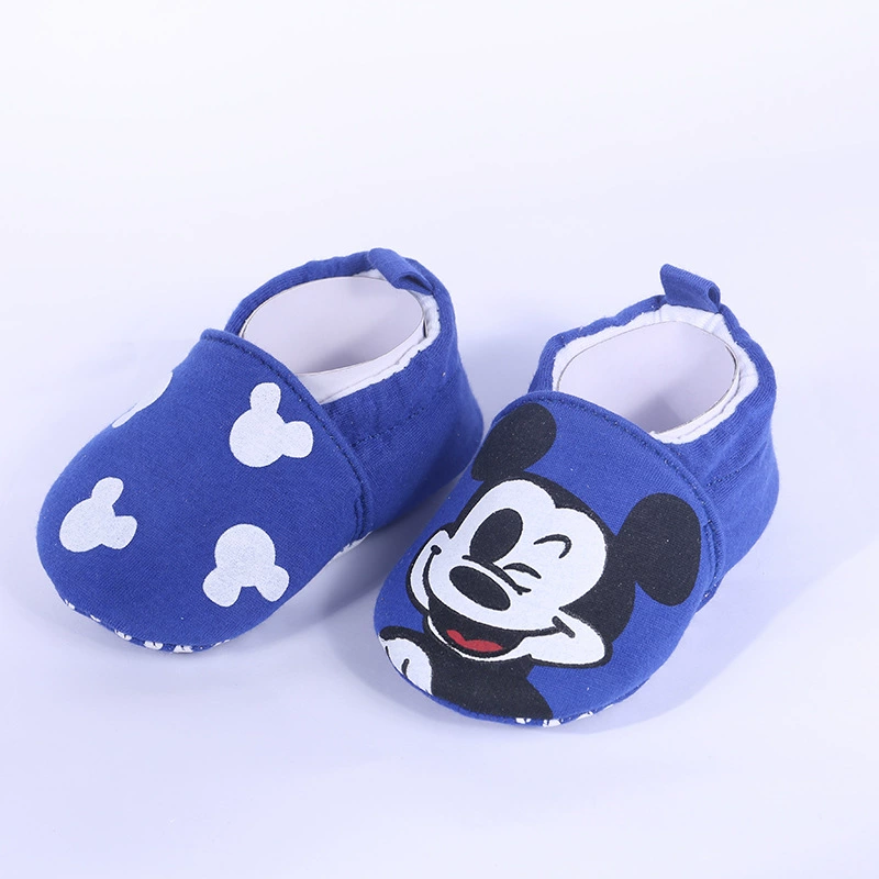 Весенне-осенняя новая хлопковая детская обувь Детская обувь Обувь для малышей Хлопковая детская обувь с мультяшным принтом Детская обувь Не роняйте обувь