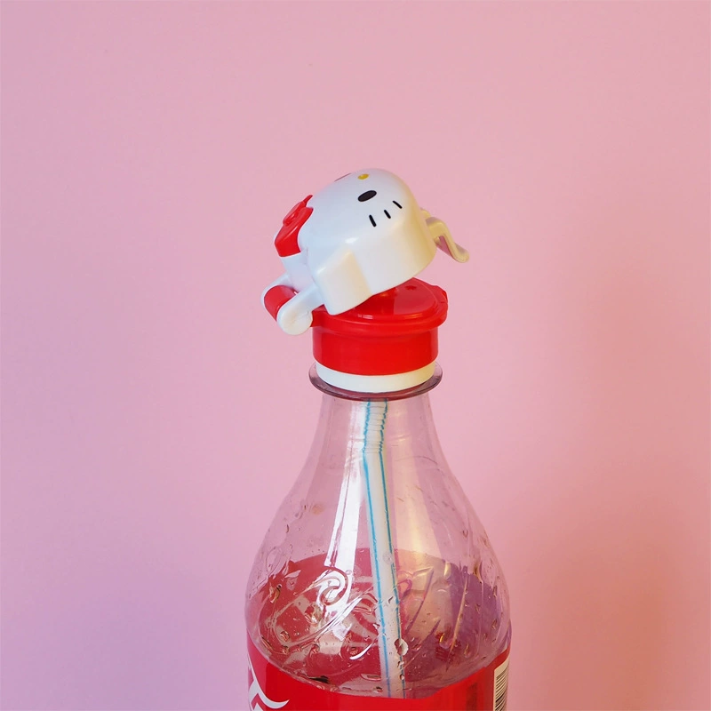 Детская Крышка для соломинки для питья, мультяшная Крышка для преобразования горловины бутылки для напитков, креативная Крышка для замены минеральной воды, Детская Вода против удушья