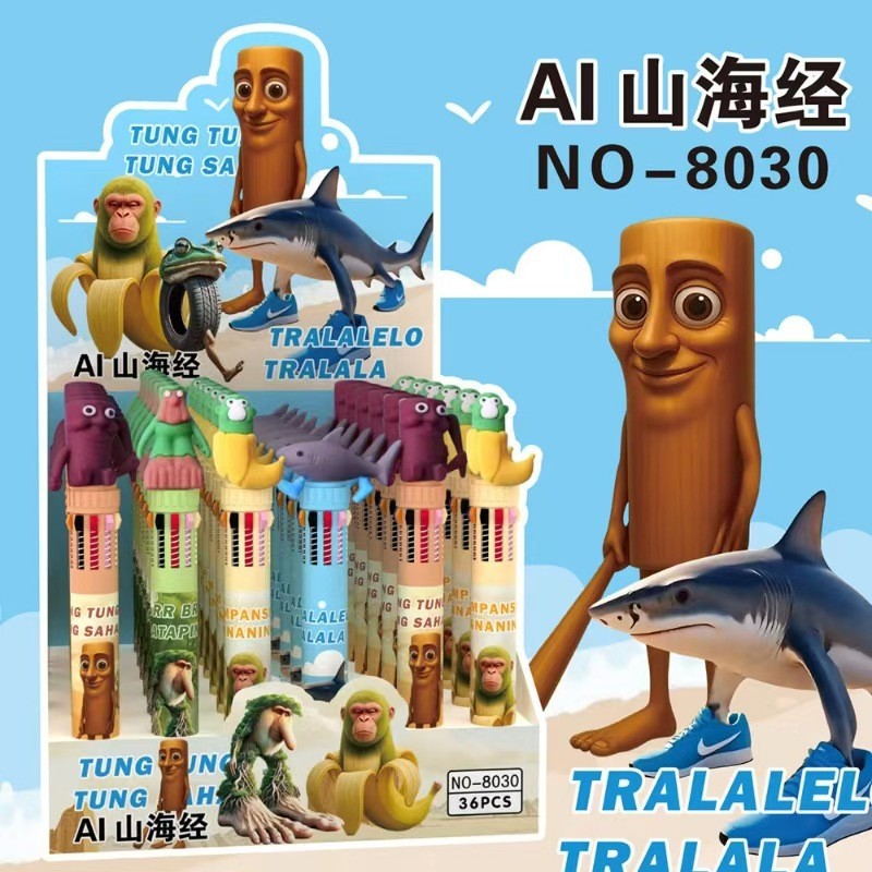 Coreano de dibujos animados lindo mascota colección multi-color pluma linda chica diez colores bolígrafo estudiante diario pluma de color