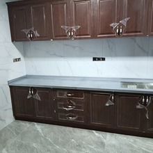 长沙美式欧式简约不锈钢橱柜橱柜体门板台面整套长沙本地厂家