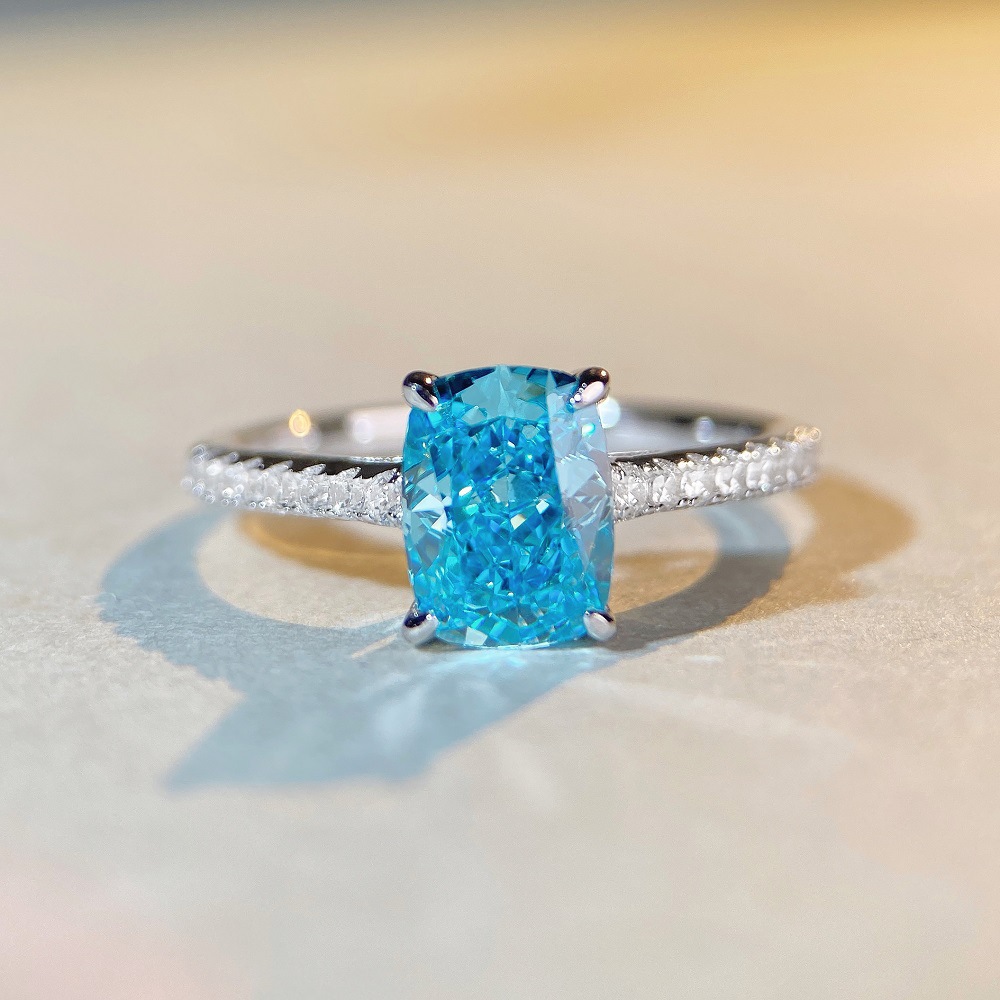 Fashion Oval Sterling Silver Plating Rhinestones Rings 1 Piece