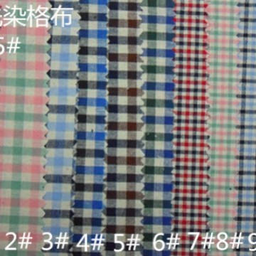 现货 全棉 色织格子布 彩格布 衬衫时装休闲服桌布酒店布草面料