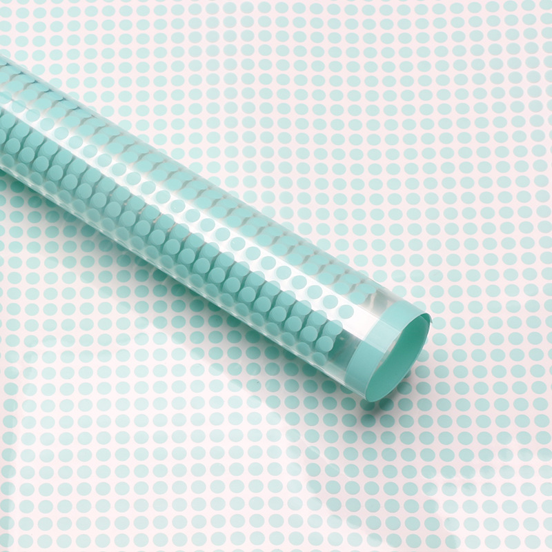 Huaxi bordes vidricola OPP punto de amor flor embalaje de papel de película de color flor florista ramo de flores