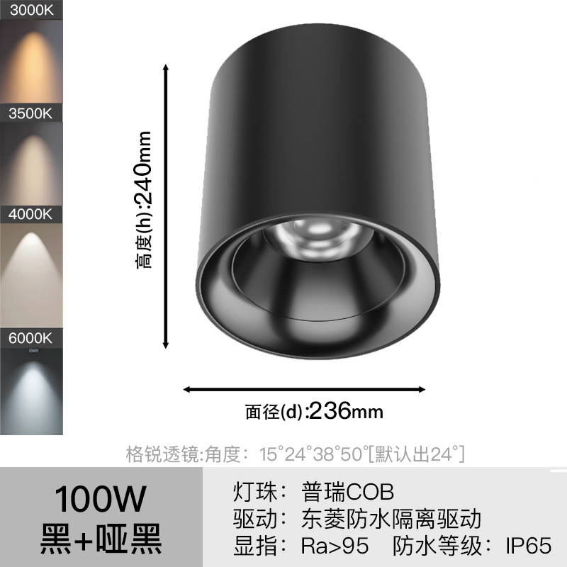 LED luz de techo impermeable al aire libre baño hogar baño techo tienda al aire libre cob luz de techo de techo