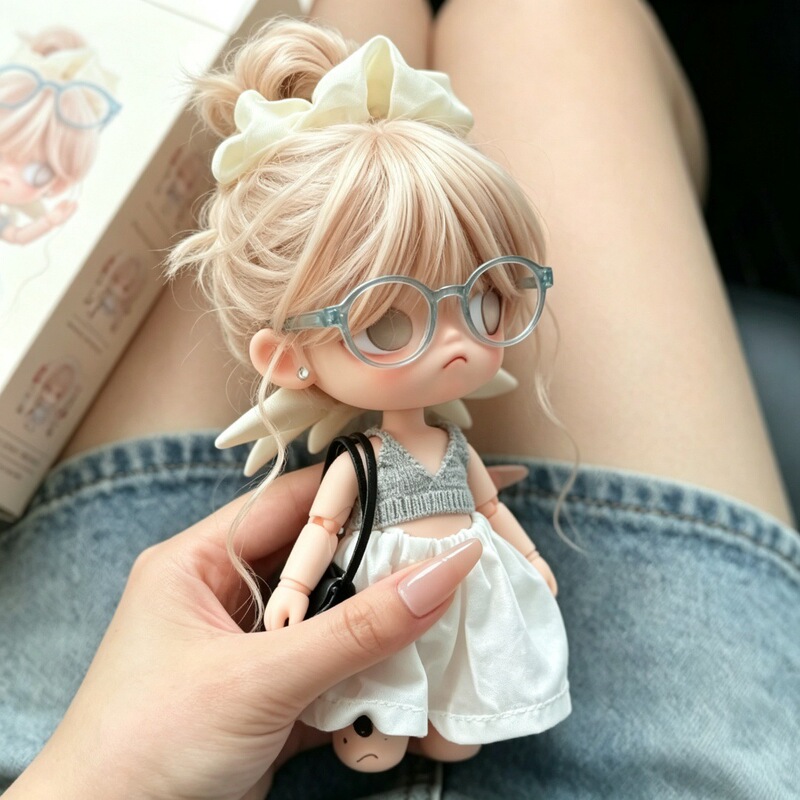 Pei Qin/BJD doll wig base made of high-temperature fiber, easy to maintain, with fluffy hair that doesn't frizz Pei Qin/BJD doll wig base made of high-temperature fiber, easy to maintain, with fluffy hair that doesn't frizz
