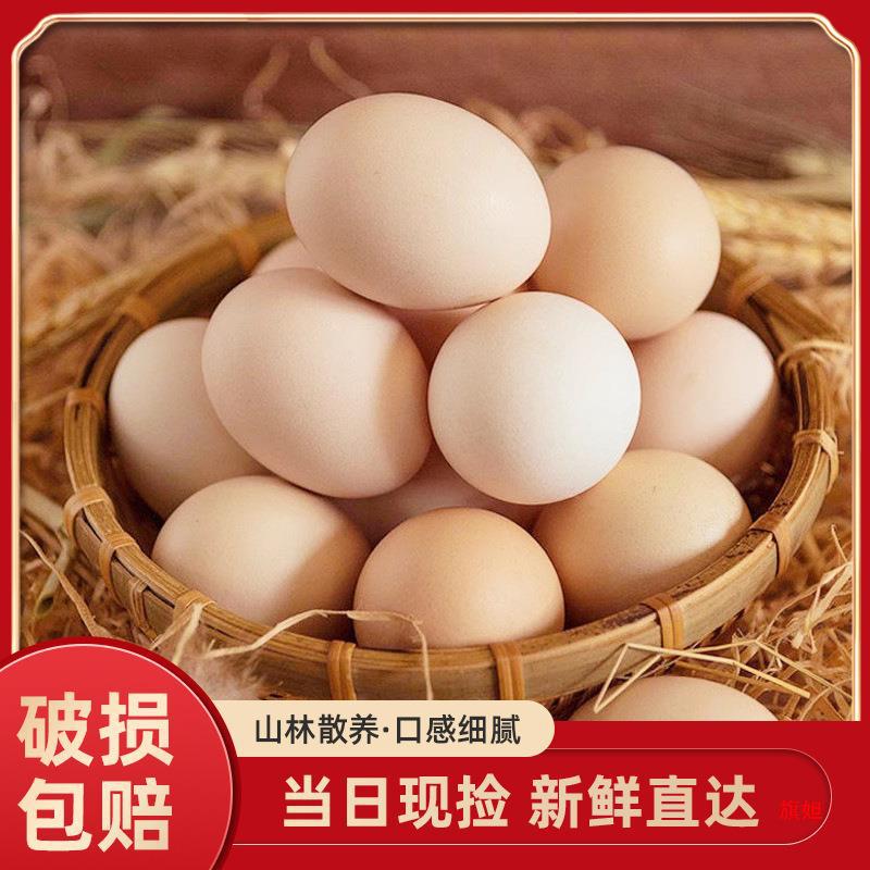 土家享农家鲜鸡蛋散养土鸡蛋自养天然10枚走地鲜鸡蛋中大陆全年