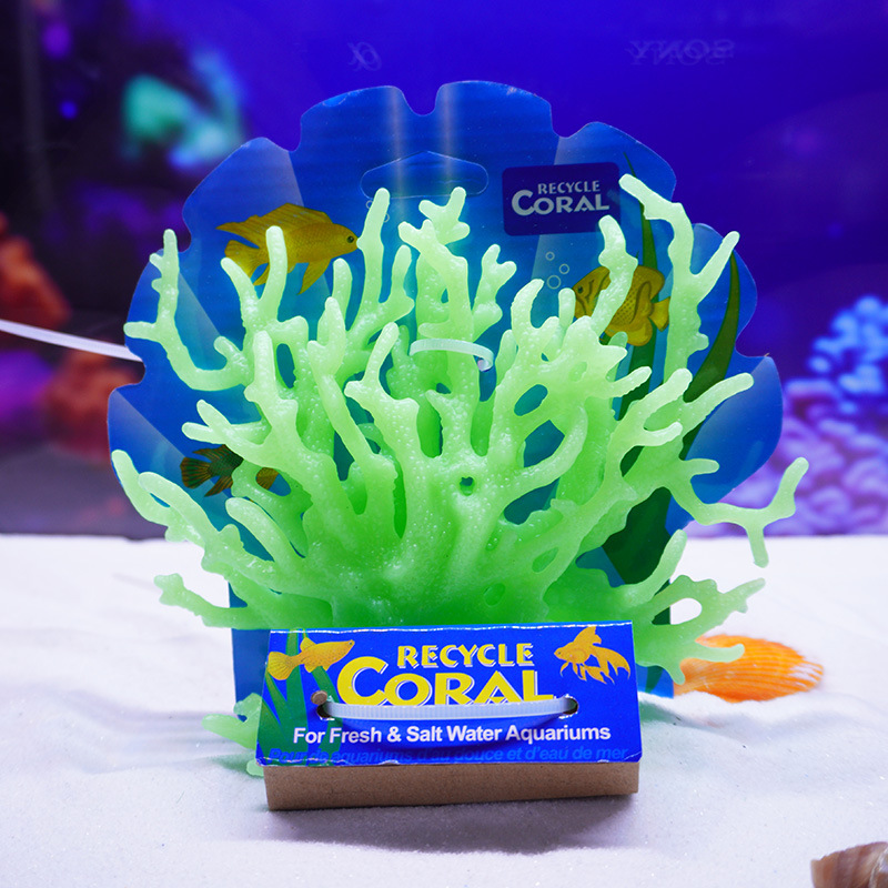 Acuario de agua de mar, paisajismo, decoración de micropaisaje, simulación al por mayor, degradado, PVC suave, suministro transfronterizo de coral