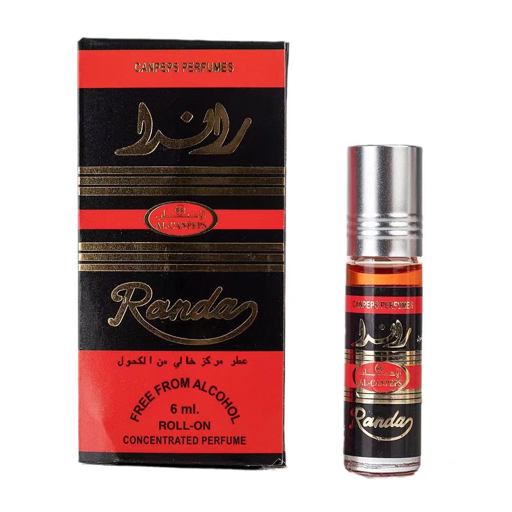 Muestras de perfume 6ml botellas de perfume de aceite esencial, paquete de caja de color aromático sin alcohol, aceite esencial de perfume TEMU