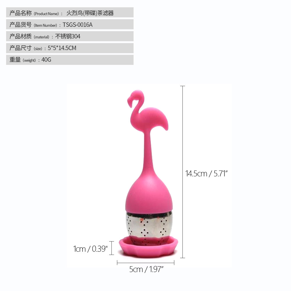 Infusor de Té de Acero Inoxidable 304 y Silicona