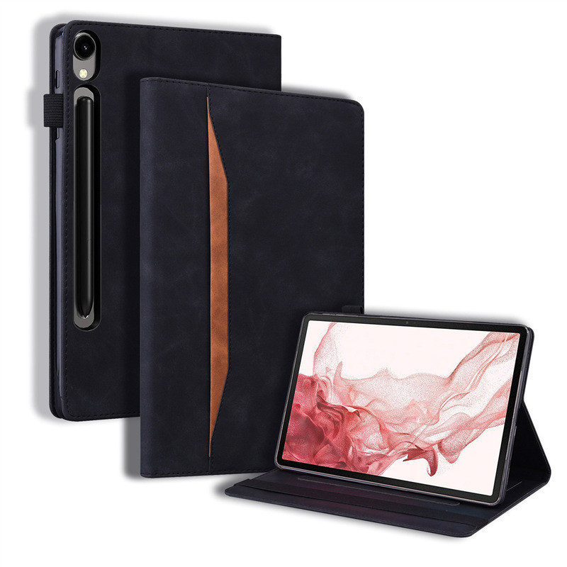 Cross-Border Applicable Samsung Tab S11 Tablet Leather Case S10/S9 Fe/A9/A11Plus/S10Fe+ Protective Case
