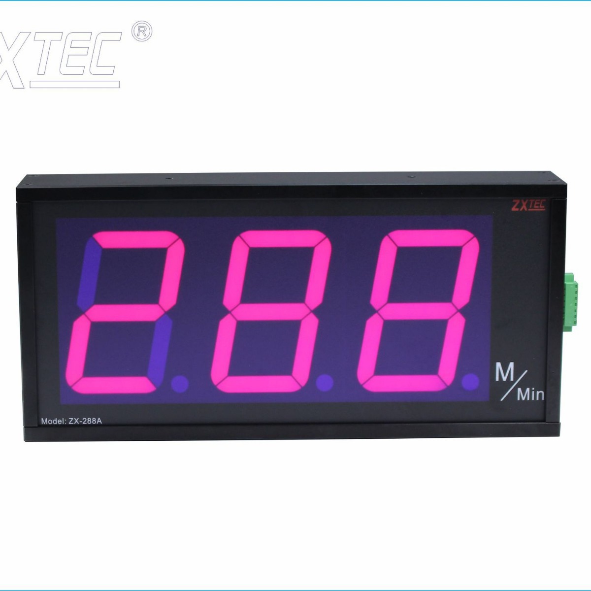 ZXTEC 스타 산업 제어 ZX-288A 대형 스크린 양면 속도 디스플레이 컨트롤러