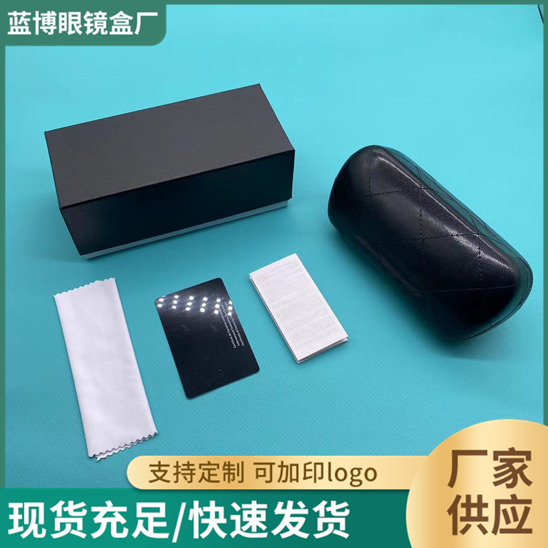 Black glasses case New myopia glasses case wholesale portable plus size sunglasses case factory supply printable Black glasses case New myopia glasses case wholesale portable plus size sunglasses case factory supply printable