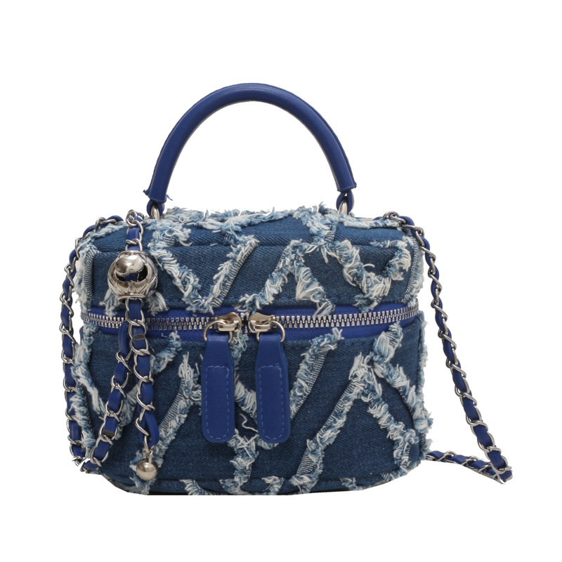Bolso de mano con borlas de diseño exclusivo, bolso cuadrado pequeño para mujer, modelo nuevo 2024, bolso bandolera con cadena, diseño de cadena image 6